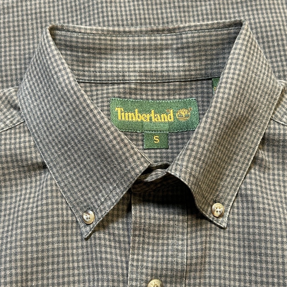 Vintage 2001 Timberland Weathergear Plaid Shirt Small Gorpcore Grunge Checkered